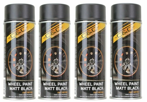 Bombe spray peinture noir - de,