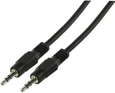 CABLE PRISE JACK AUDIO 3.5MM MALE/MALE AUXILIAIRE STEREO 1m50