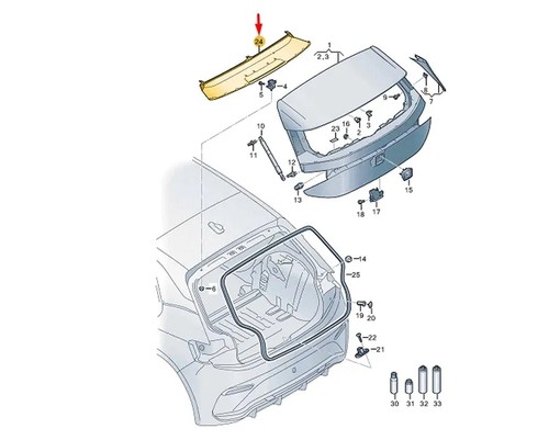 Cupra born k11 - cupra, spoiler