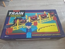 Jeu / Jouet ancien - TOMY TRAIN ref1326 Coffret pont suspendu Neuf Jamais Déball