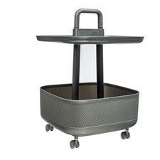 Chariot de Table Anthracite Outdoor-Servierwagen Table D'Appoint Cuisine Butler