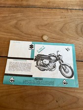 brochure de moto N311 suzuki B 100 P