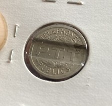 JETON Ancien TELEPHONES