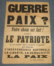 Affiche  de propagande GUERRE