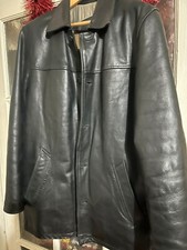 Veste En Cuir Redskins Noir Homme T.L
