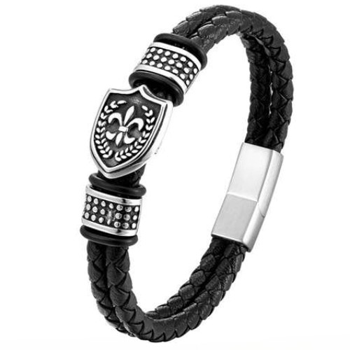 Bracelet homme cuir - bracelet,