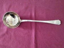 1 Louche a potage en métal argenté Christofle modèle America 3