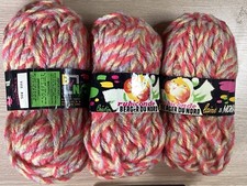11 pelottes LAINE/MOHAIR BERGER du NORD 50 grammes + une paire d aiguilles n° 8