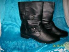 Motorcycle boots black - boots,