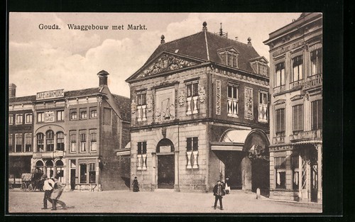 Gouda bâtiment balance - balance, avec