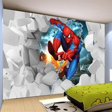 PAPIER PEINT  SPIDER MAN REVETEMENT MURAL HAUTE QUALITE FINITION CANVAS 