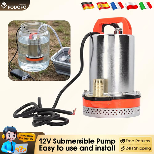Pompe eau submersible 12v - pompe,