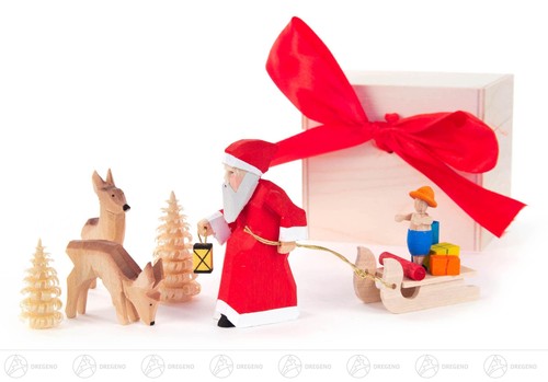 Père noël avec - noël, et