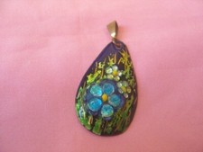 ANCIEN PENDENTIF EMAILLE EN