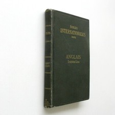 Anglais troisième  livre conversation  LIVRE ECOLES INTERNATIONALES PARIS 1913