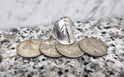 Bague pièce monnaie - pièce,