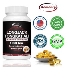 Longjack Tongka - Booster De Testostérone, Énergie Et Endurance,Santé Musculaire