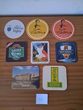 Lot 8 sous-bocks bières Ardennes : Cuvée d'Arthur, Saint-Rémi, Woinic,Sedan (12)