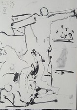 PABLO PICASSO 1961  -TOROS -ORIGINAL 