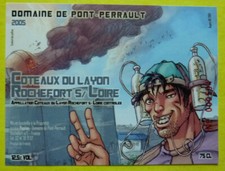 Etiquette de vin ou bière