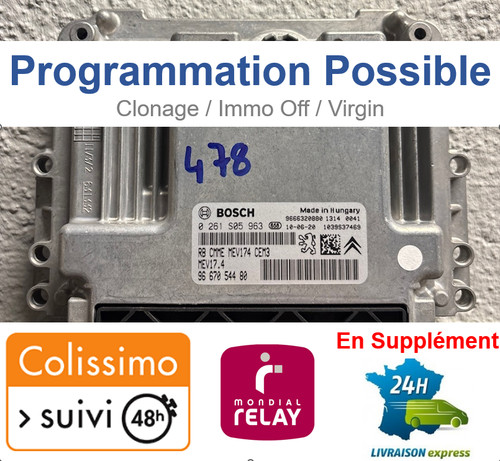 C478 calculateur moteur bosch - c478,