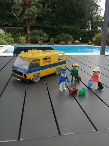 Ancien minibus playmobil - ancien,