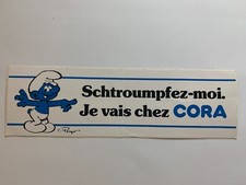 STICKER VINTAGE - CORA LES SCHTROUMPFS