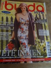 MAGAZINE BURDA STYLE ELEGANTE CITADINE MODE EPUREE D'EXTREME ORIENT 2013 N°165