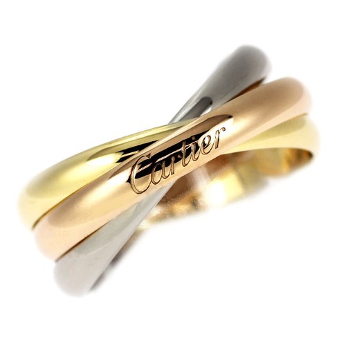 Bague cartier k18yg - bague, k18yg/wg/pg