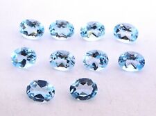 7x9 MM Naturel Topaze Bleu