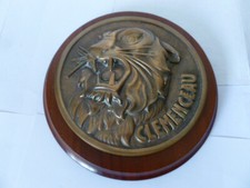 MARINE Large tape de bouche PORTE AVIONS CLEMENCEAU Bronze  Poids 2 kgs env