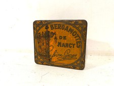 Ancienne Boîte Publicitaire Bergamottes de Nancy