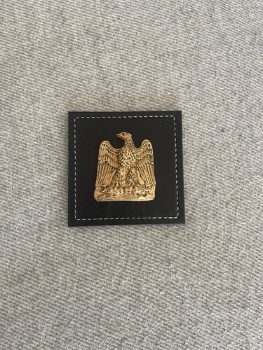 Cadre noir cuir avec aigle - noir,