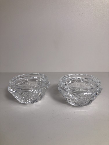 Lot bougeoirs en cristal - lot, 2