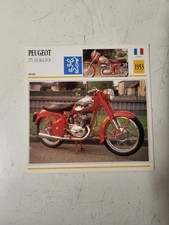 Carte Fiche Moto Édition