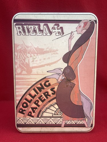 Boîte métal vintage rizla - vintage, rizla+