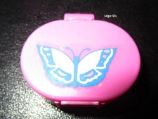 Lego 6203pb04 Suitcase Oval Pink Valise Rose sticker Butterfly 5870 A28