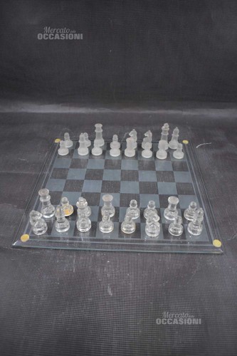 Jeu échecs verre - en,