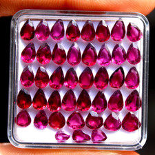 Lot de 42 pierres précieuses