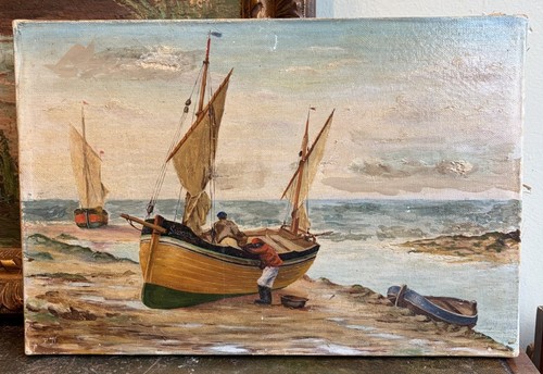 école française 1900 marine - École,