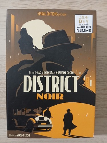 District noir jeu de - jeu,