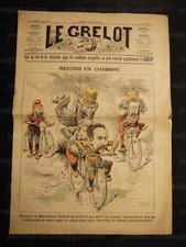 1894 Journal LE GRELOT N° 1207 - ANCIENS VÉLOS - RECORD EN CHAMBRE Par PÉPIN