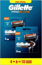Pack Spécial 10 Lames GILLETTE ProGlide Lot Recharge de Rasoir Fusion 5 Gilette