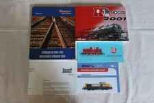 Lot Catalogues ferroviaires Roco & Rivarossi & documents Jouef
