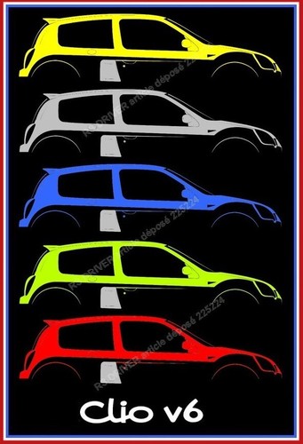 Tableau évocation renault - ",