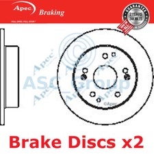 2x Apec BRAKING 260mm Uni OE