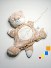 Doudou Plat/Marionnette Renard Orange/Roux Blanc Chiné Nez Marron Tex Carrefour