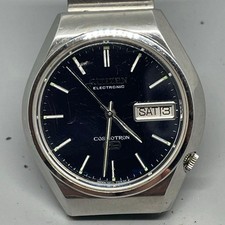 Cadran bleu Citizen Electronic