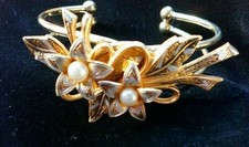 Bracelet femme vintage fleur