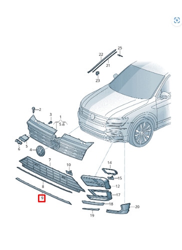 Tiguan moulure - tiguan,